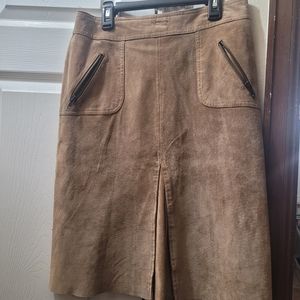100 percent leather skirt